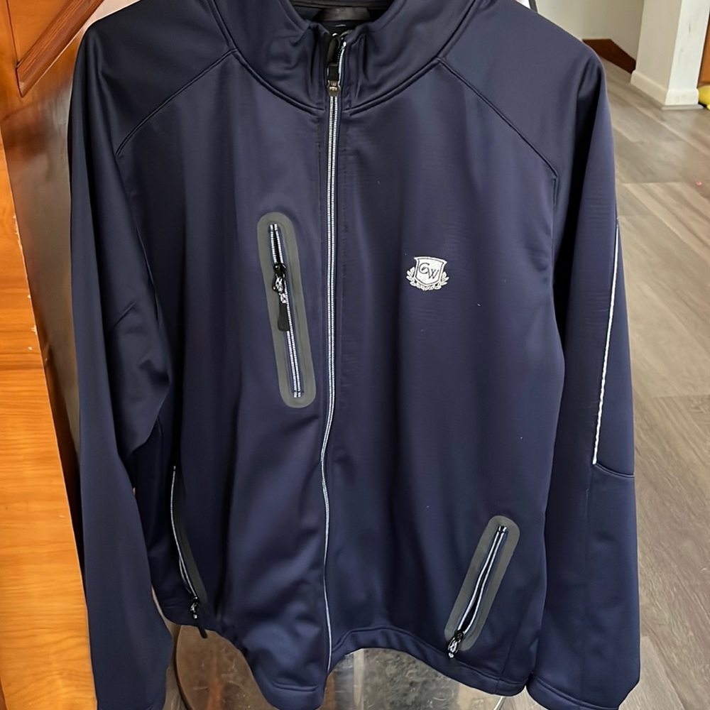 Like new zero restriction rain jacket